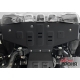 Защита радиатора (сталь) + комплект крепежа для BAIC BJ40 2023-н.в. (V - 2.0, АКПП, полный)
