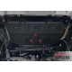 Защита топливного бака + комплект крепежа, АвтоБРОНЯ, Сталь для BAIC Beijing BJ40 2023-н.в., V-2.0T, АКПП, 4WD