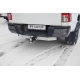 Фаркоп с нержавеющей накладкой для Toyota Hilux 2015-н.в. съемное крепление шара под американский квадрат